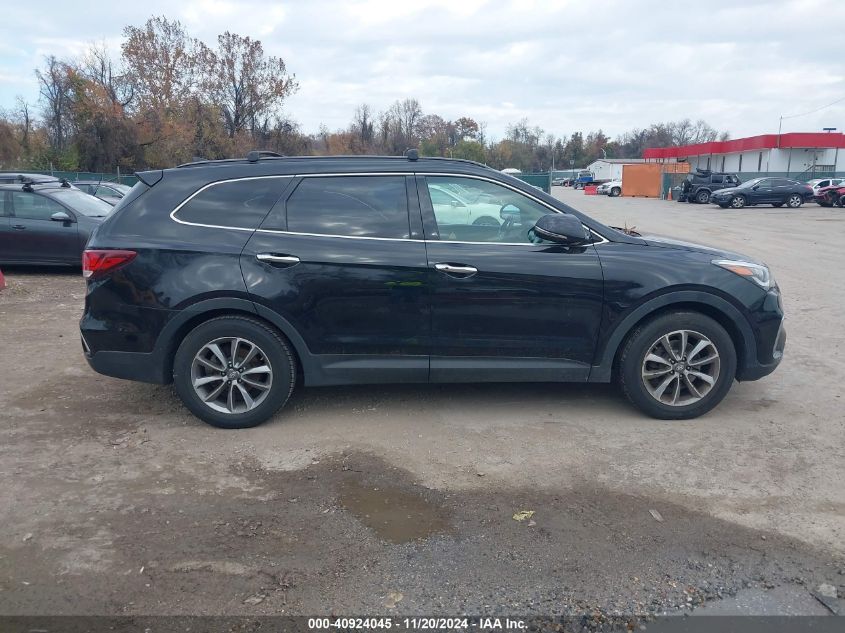 2017 Hyundai Santa Fe Se VIN: KM8SNDHF2HU202512 Lot: 40924045