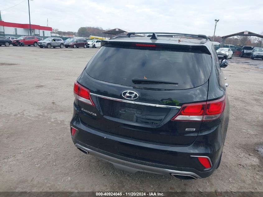 2017 Hyundai Santa Fe Se VIN: KM8SNDHF2HU202512 Lot: 40924045