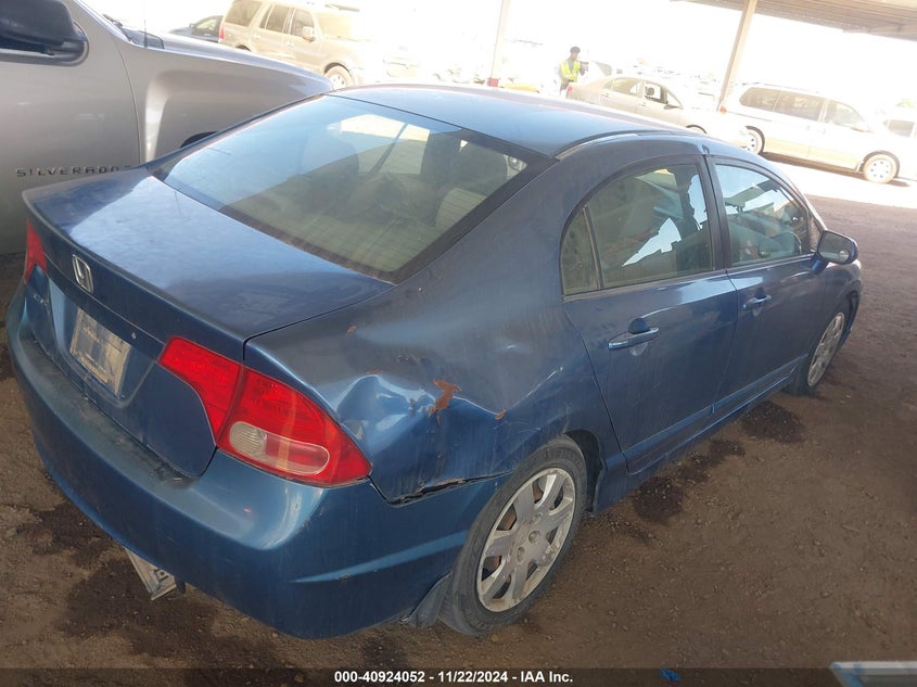 2007 HONDA CIVIC VIN: 1HGFA16547L128624