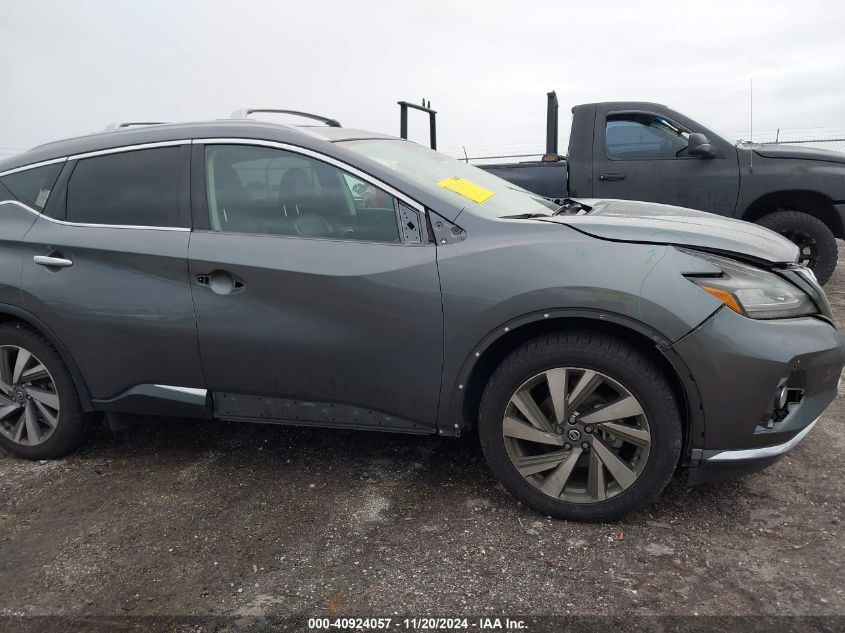 2019 Nissan Murano Sl VIN: 5N1AZ2MS6KN151430 Lot: 40924057