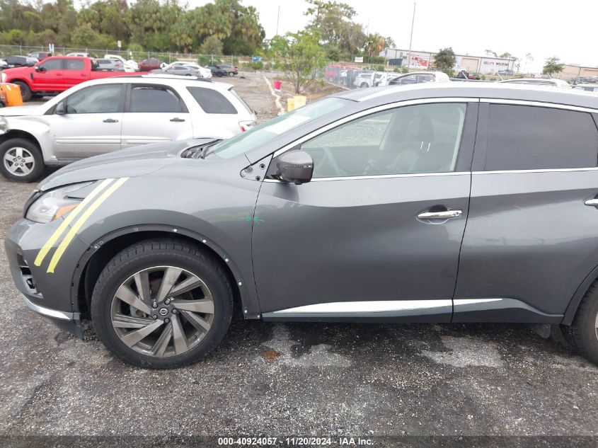 2019 Nissan Murano Sl VIN: 5N1AZ2MS6KN151430 Lot: 40924057