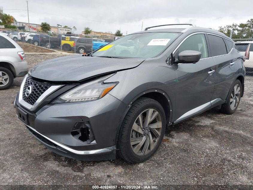 2019 Nissan Murano Sl VIN: 5N1AZ2MS6KN151430 Lot: 40924057