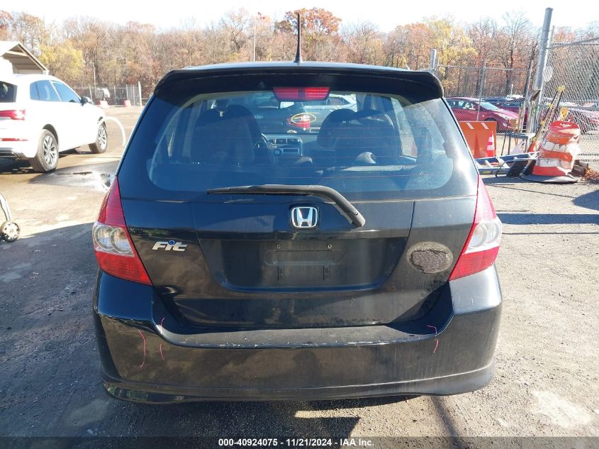 2007 Honda Fit Sport VIN: JHMGD38657S050516 Lot: 40924075