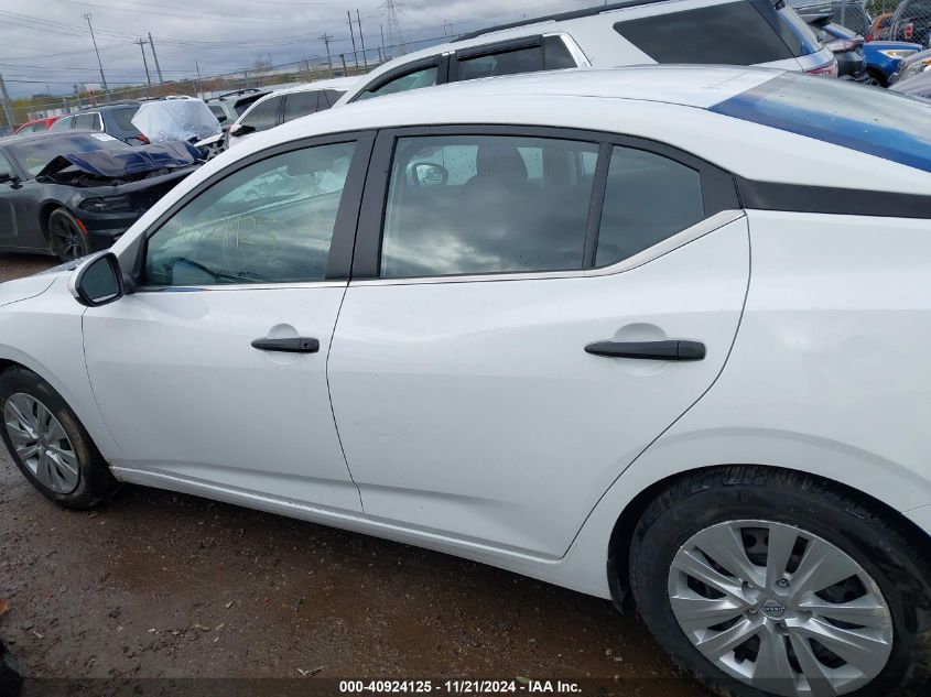 2024 Nissan Sentra S Xtronic Cvt VIN: 3N1AB8BV2RY286560 Lot: 40924125