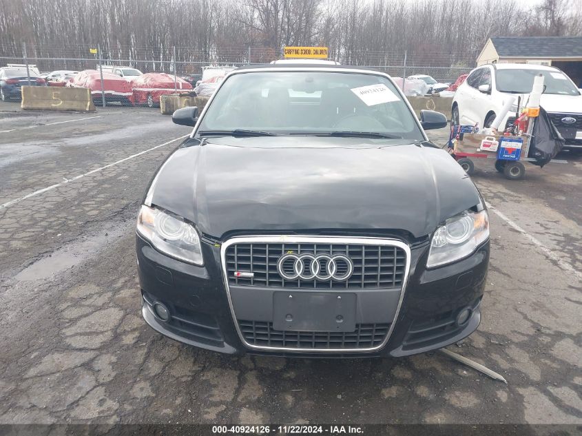 2009 Audi A4 3.2 Special Edition VIN: WAUDH48H09K008500 Lot: 40924126