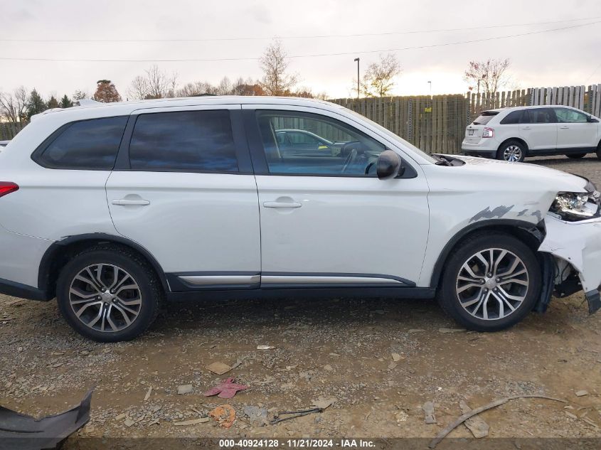 2017 Mitsubishi Outlander Es VIN: JA4AZ2A33HZ056336 Lot: 40924128