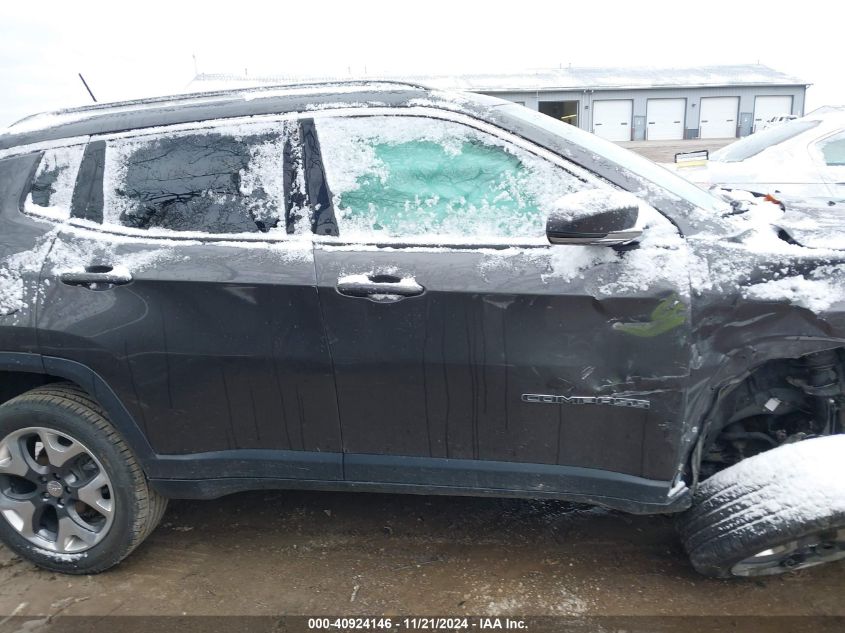 2018 Jeep Compass Limited 4X4 VIN: 3C4NJDCB7JT392633 Lot: 40924146