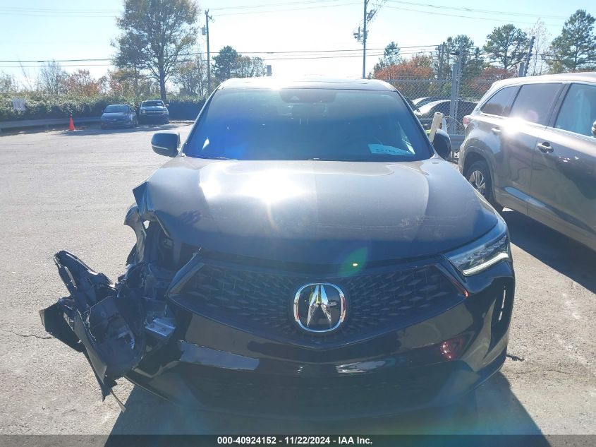 2022 Acura Rdx A-Spec Package VIN: 5J8TC1H68NL002735 Lot: 40924152