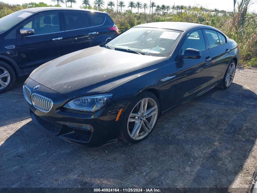Vin: wba6b2c53fd799259, lot: 41413883, bmw 650i gran coupe 20152