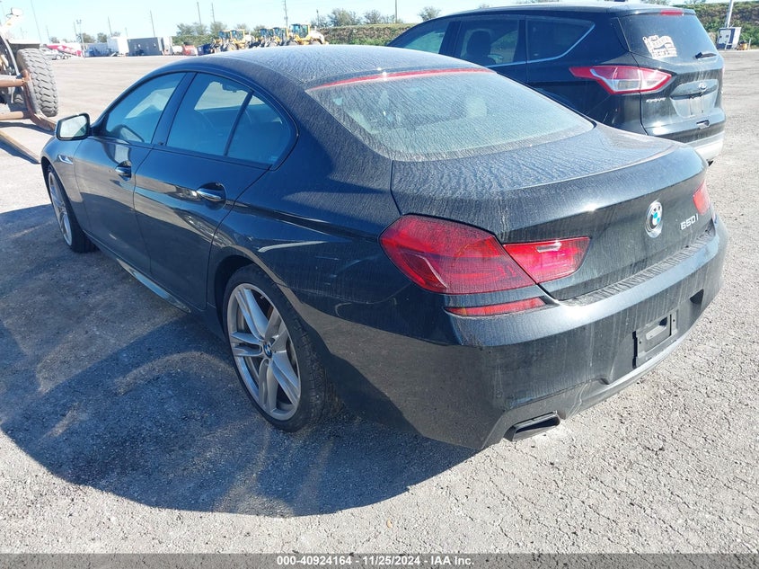 Vin: wba6b2c53fd799259, lot: 41413883, bmw 650i gran coupe 20153