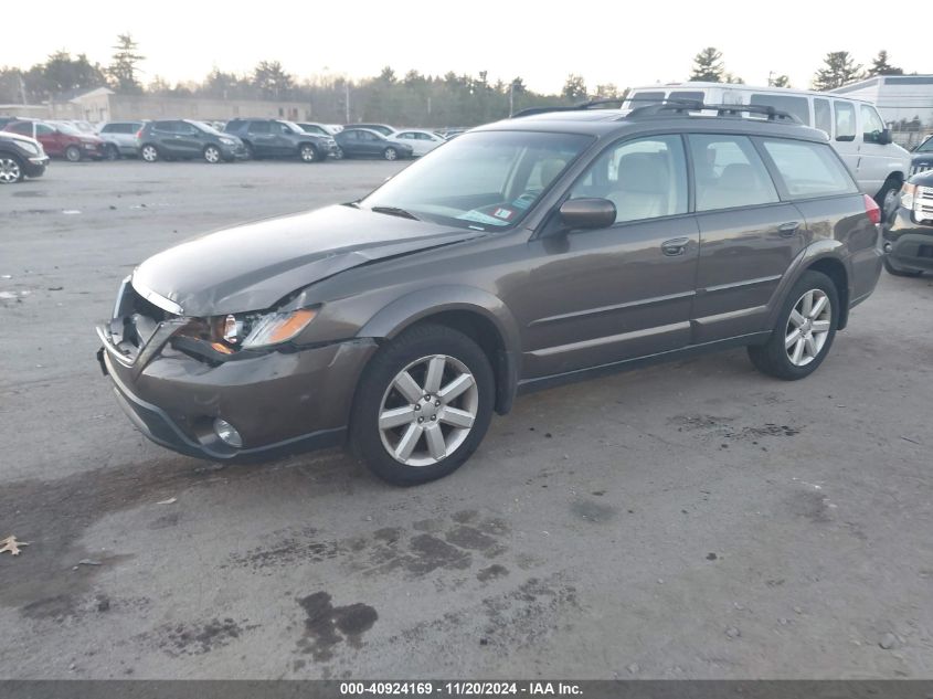 2008 Subaru Outback 2.5I Limited/2.5I Limited L.l. Bean Edition VIN: 4S4BP62C387358657 Lot: 40924169