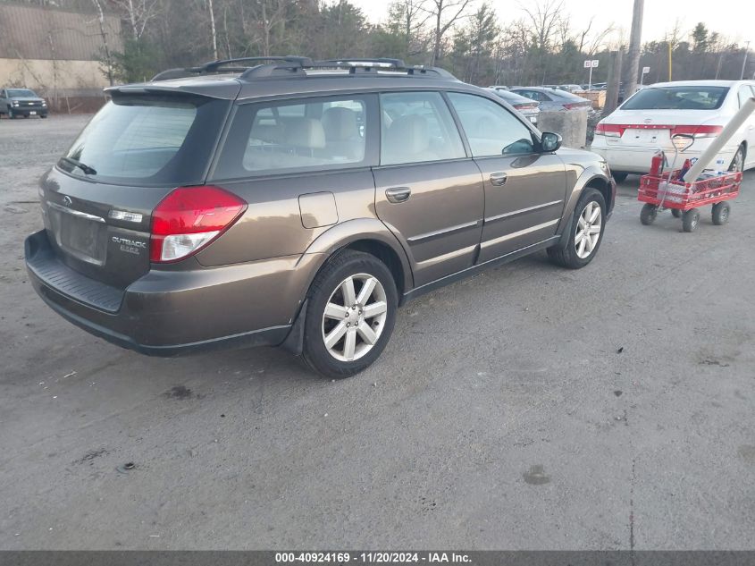 2008 Subaru Outback 2.5I Limited/2.5I Limited L.l. Bean Edition VIN: 4S4BP62C387358657 Lot: 40924169