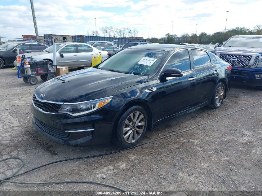 2018 Kia Optima Lx VIN: 5XXGT4L39JG265180 Lot: 40924209