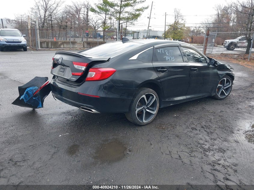 VIN 1HGCV1F38KA090843 2019 HONDA ACCORD SPORT