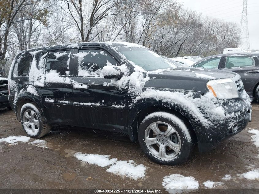 2013 Honda Pilot Ex-L VIN: 5FNYF4H56DB048036 Lot: 40924225