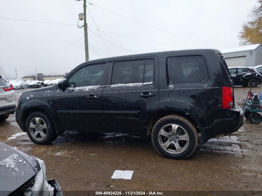 2013 Honda Pilot Ex-L VIN: 5FNYF4H56DB048036 Lot: 40924225