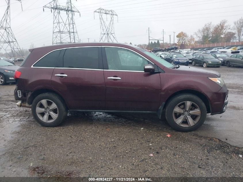 2011 Acura Mdx Technology Package VIN: 2HNYD2H68BH534027 Lot: 40924227