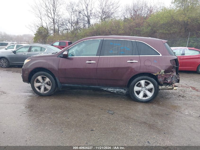 2011 Acura Mdx Technology Package VIN: 2HNYD2H68BH534027 Lot: 40924227