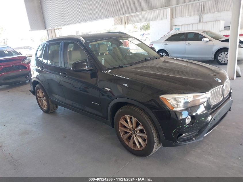 2015 BMW X3 XDRIVE28I - 5UXWX9C59F0D56961