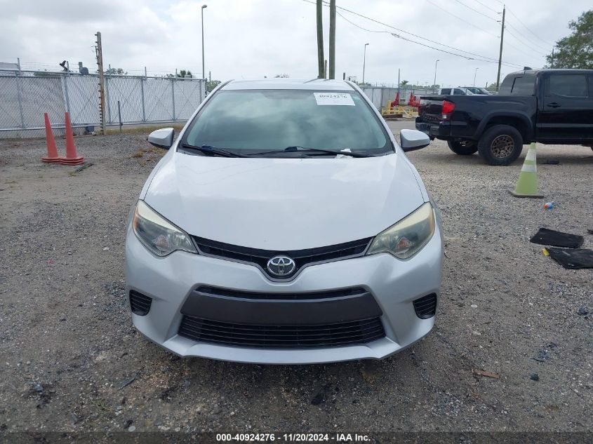 2016 Toyota Corolla Le VIN: 2T1BURHE2GC552245 Lot: 40924276