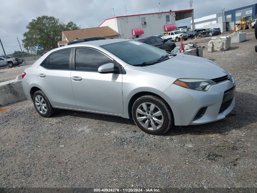 2016 Toyota Corolla Le VIN: 2T1BURHE2GC552245 Lot: 40924276