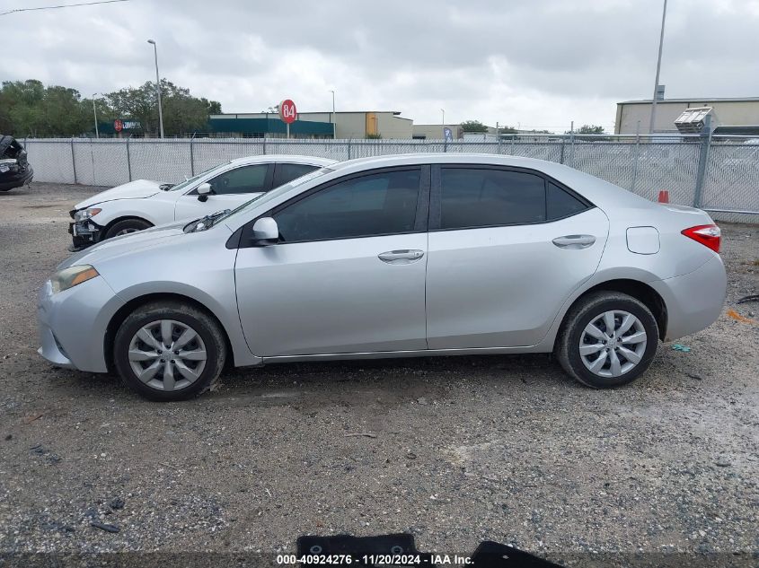 2016 Toyota Corolla Le VIN: 2T1BURHE2GC552245 Lot: 40924276