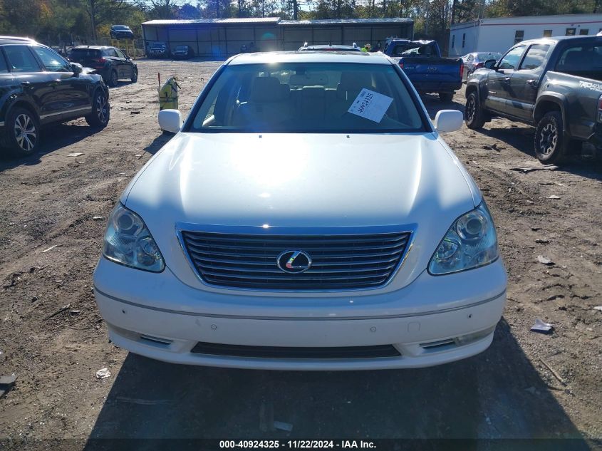 2006 Lexus Ls 430 VIN: JTHBN36F165046261 Lot: 40924325