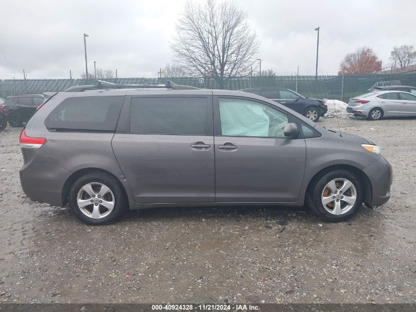 2012 Toyota Sienna Le V6 8 Passenger VIN: 5TDKK3DC6CS262308 Lot: 40924328