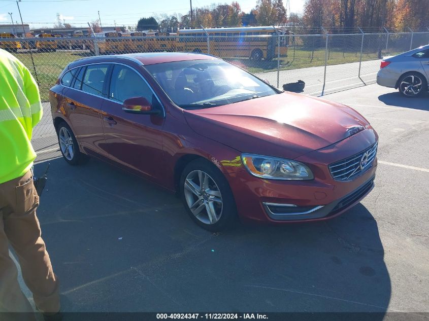 2015 Volvo V60 T5 Premier VIN: YV140MEK7F1251338 Lot: 40924347