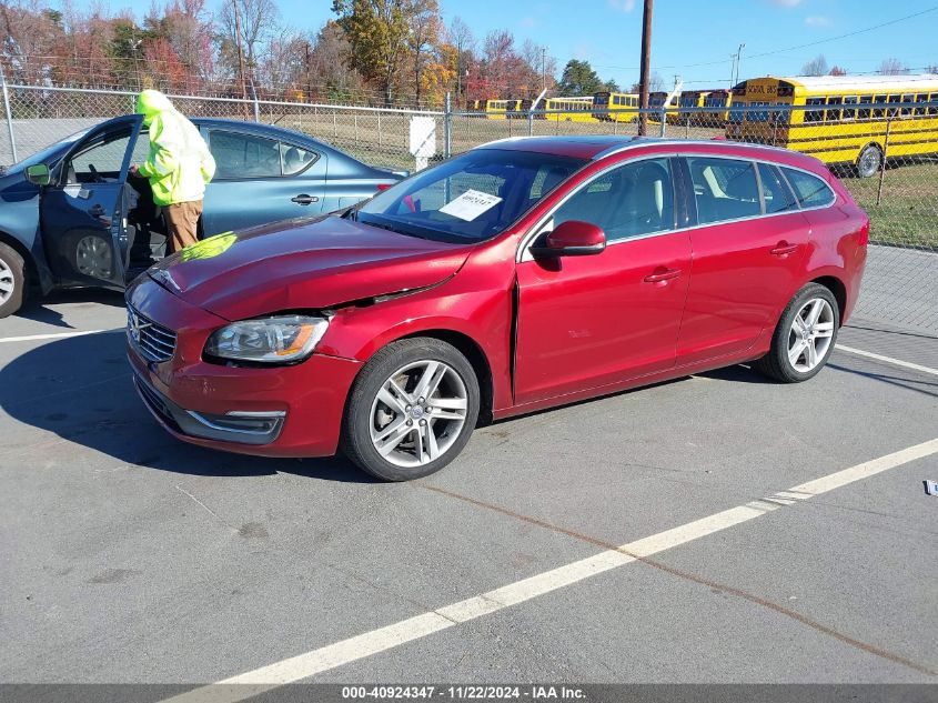 2015 Volvo V60 T5 Premier VIN: YV140MEK7F1251338 Lot: 40924347