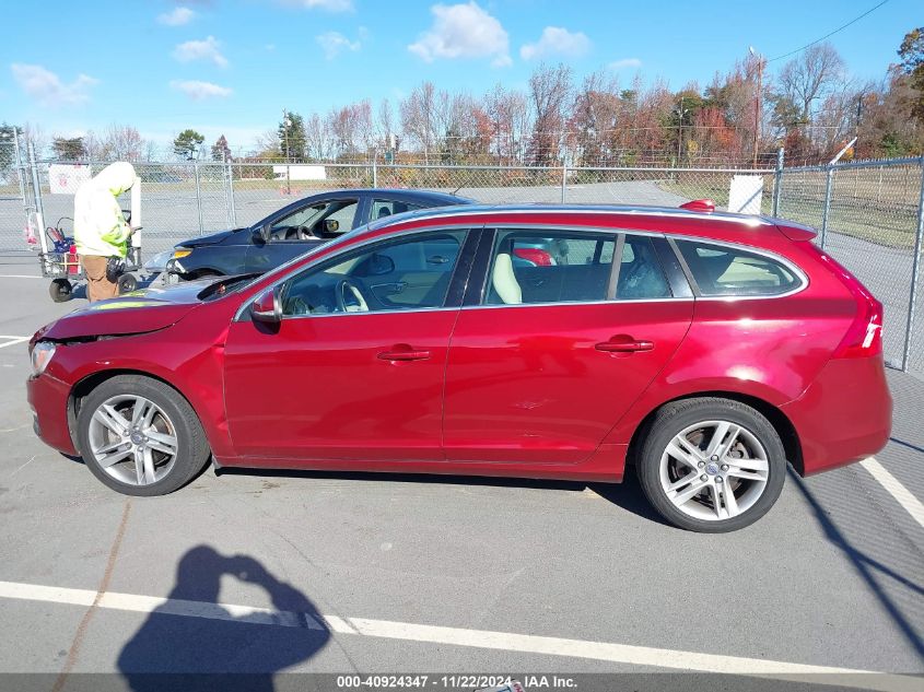 2015 Volvo V60 T5 Premier VIN: YV140MEK7F1251338 Lot: 40924347