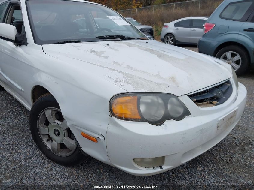 2002 Kia Spectra Gs/Gsx VIN: KNAFB161425093554 Lot: 40924368