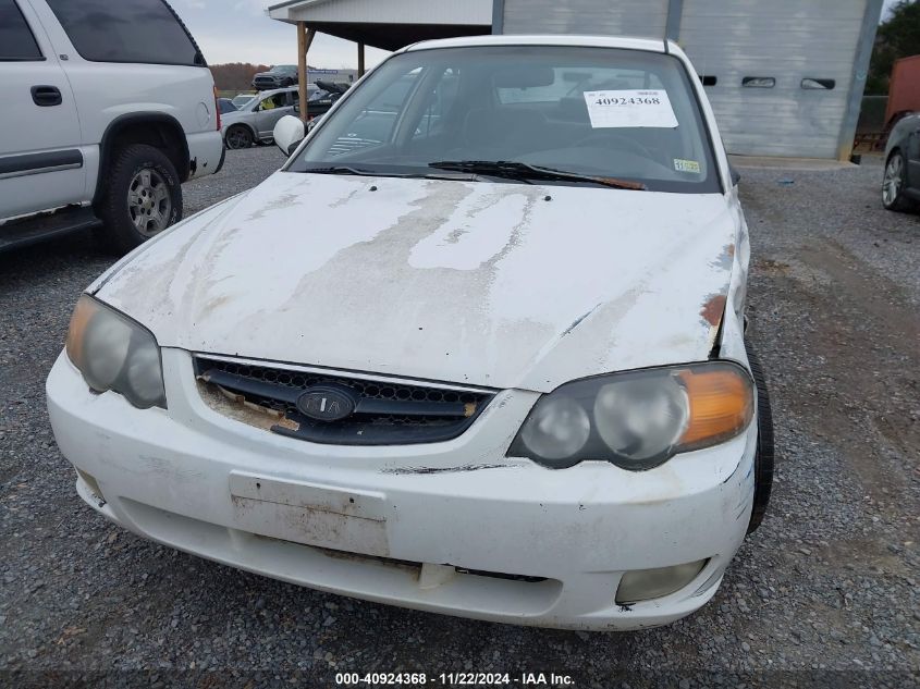 2002 Kia Spectra Gs/Gsx VIN: KNAFB161425093554 Lot: 40924368