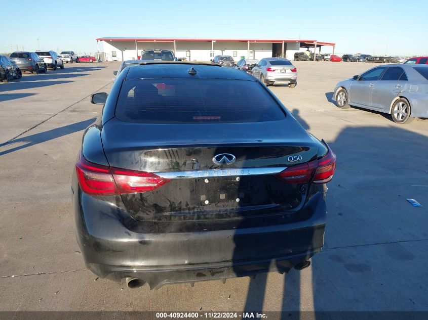 2018 Infiniti Q50 3.0T Luxe VIN: JN1EV7AP7JM363310 Lot: 40924400