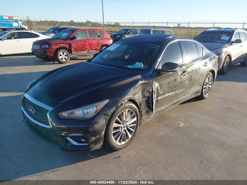 2018 Infiniti Q50 3.0T Luxe VIN: JN1EV7AP7JM363310 Lot: 40924400