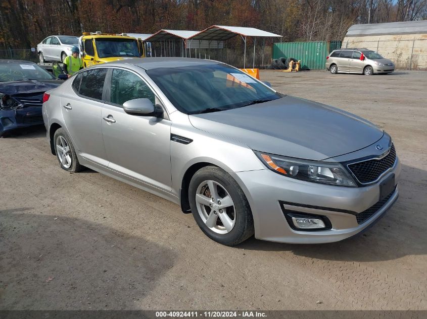 2015 Kia Optima Lx VIN: 5XXGM4A76FG437126 Lot: 40924411