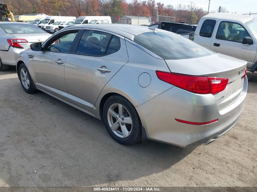 2015 Kia Optima Lx VIN: 5XXGM4A76FG437126 Lot: 40924411