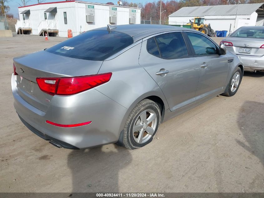 2015 Kia Optima Lx VIN: 5XXGM4A76FG437126 Lot: 40924411