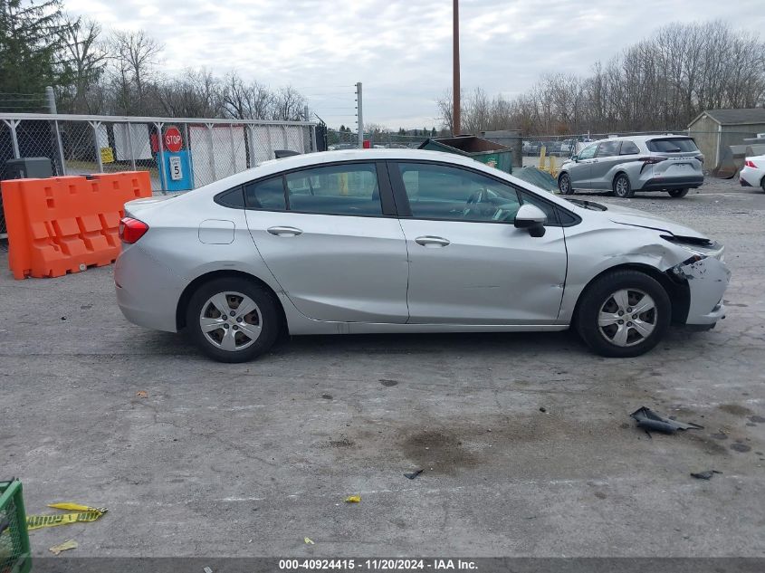 2017 Chevrolet Cruze Ls Auto VIN: 1G1BC5SM6H7272531 Lot: 40924415