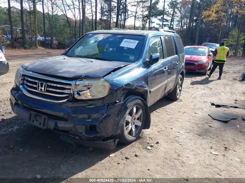 2012 Honda Pilot Touring VIN: 5FNYF4H94CB020835 Lot: 40924420