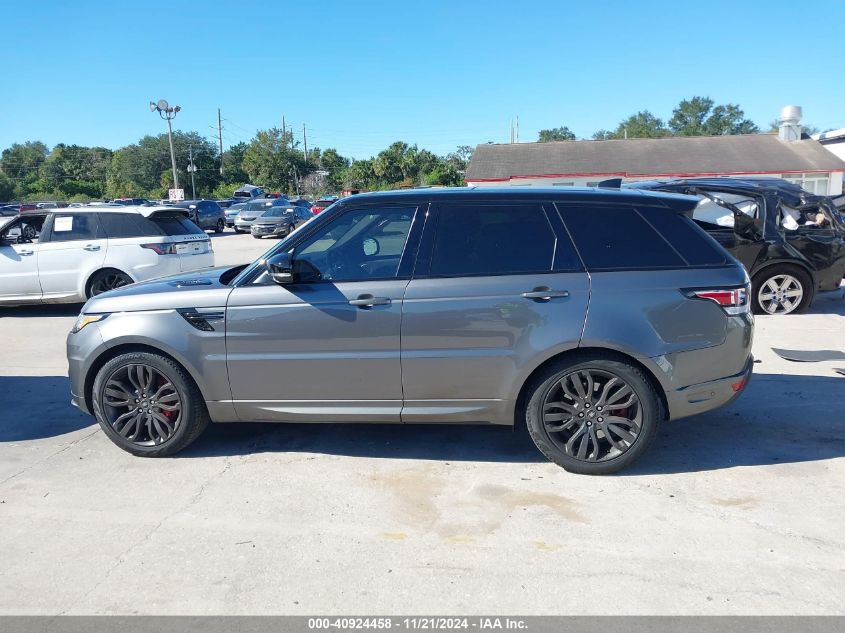 2017 Land Rover Range Rover Sport 3.0L V6 Supercharged Hse Dynamic VIN: SALWV2FV0HA134208 Lot: 40924458