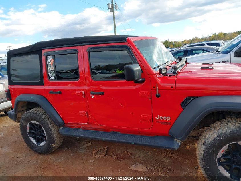 2018 Jeep Wrangler Unlimited Sport S 4X4 VIN: 1C4HJXDG9JW146265 Lot: 40924465