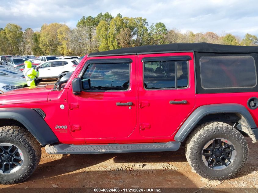 2018 Jeep Wrangler Unlimited Sport S 4X4 VIN: 1C4HJXDG9JW146265 Lot: 40924465