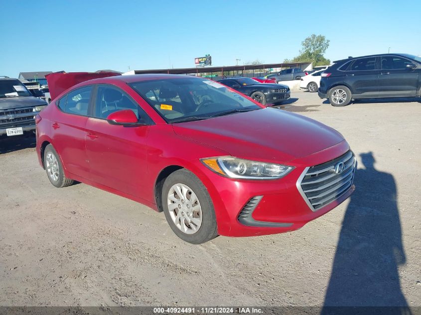 2017 Hyundai Elantra Se VIN: 5NPD74LF9HH1Q4Q22 Lot: 40924491