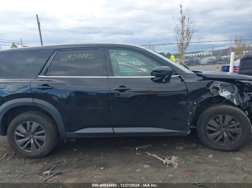 2022 Nissan Pathfinder S 4Wd VIN: 5N1DR3AC5NC255195 Lot: 40924492