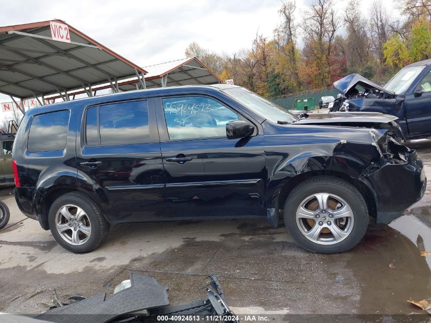 2014 Honda Pilot Ex-L VIN: 5FNYF4H77EB050946 Lot: 40924513