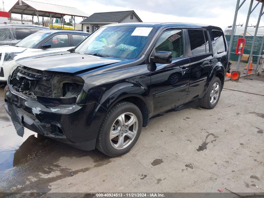 2014 Honda Pilot Ex-L VIN: 5FNYF4H77EB050946 Lot: 40924513