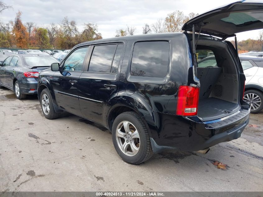 2014 Honda Pilot Ex-L VIN: 5FNYF4H77EB050946 Lot: 40924513