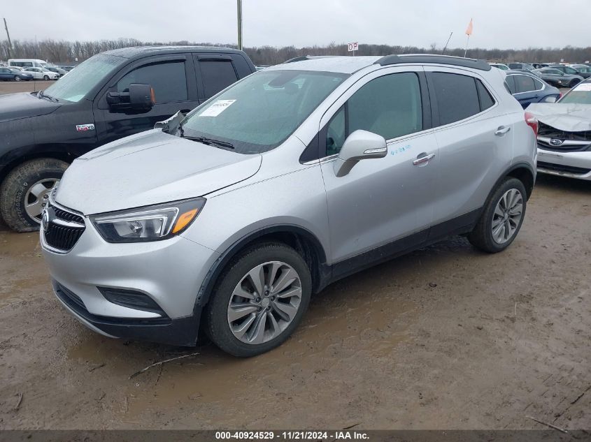 2019 Buick Encore Fwd Preferred VIN: KL4CJASB6KB889581 Lot: 40924529