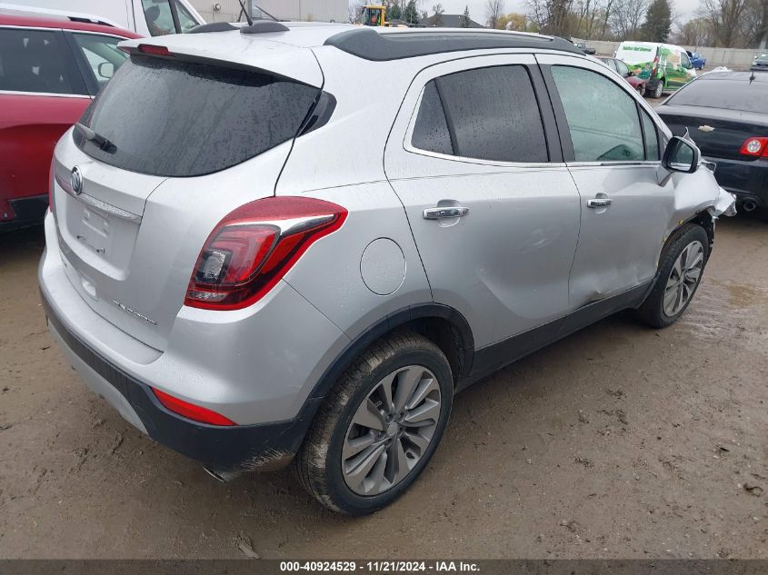 2019 Buick Encore Fwd Preferred VIN: KL4CJASB6KB889581 Lot: 40924529